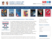 Tablet Screenshot of orthopedicsurgeonnyc.com